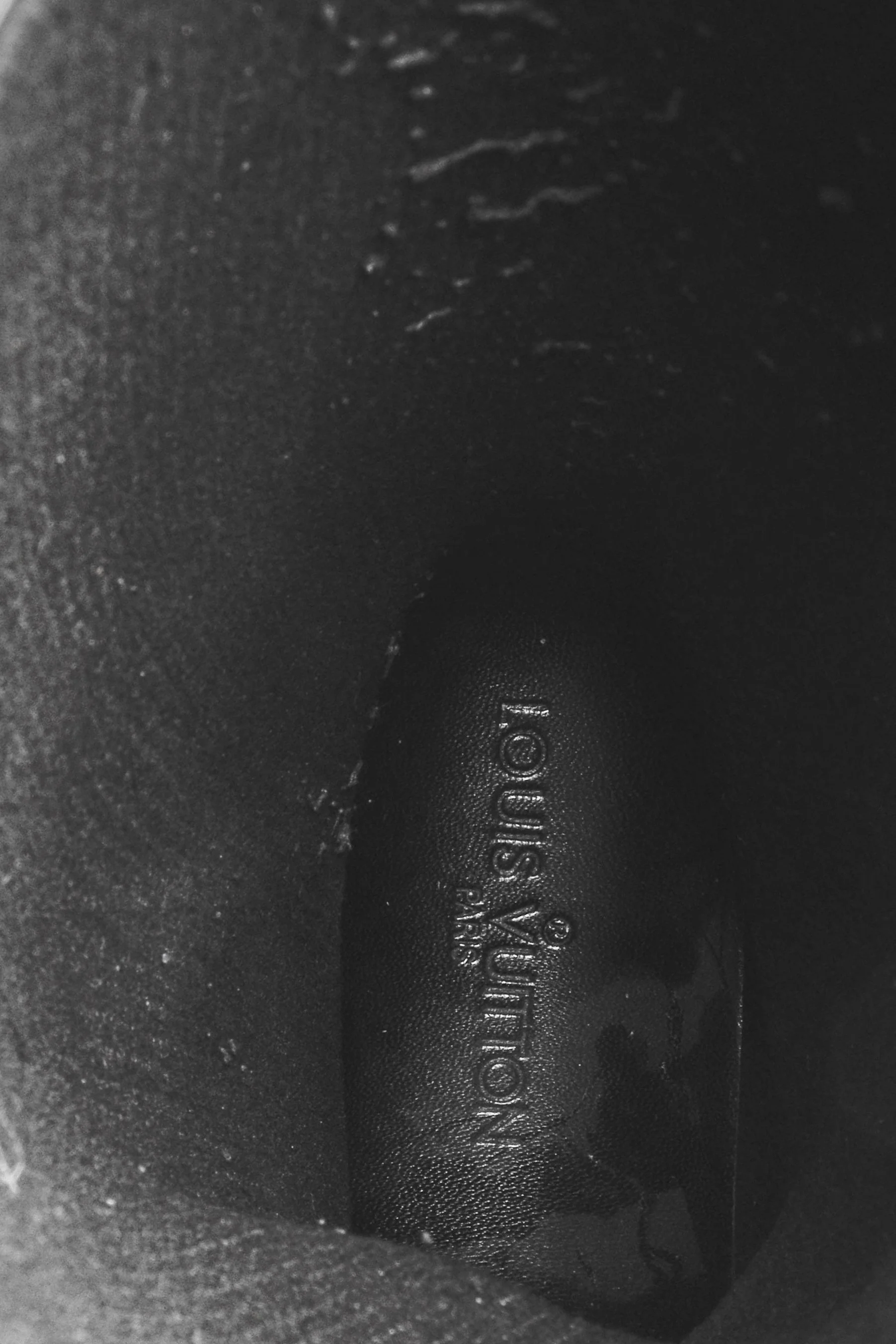 Lv hot sale boots black